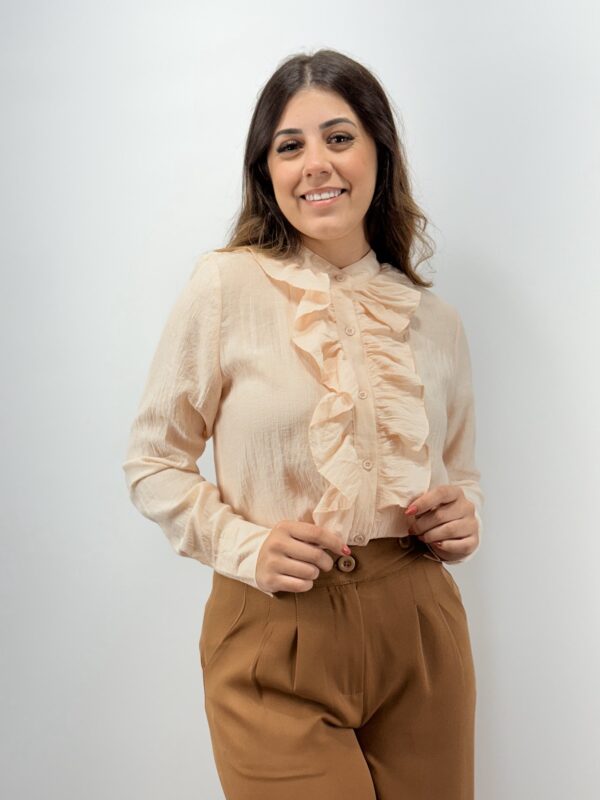 Camisa Com Babados