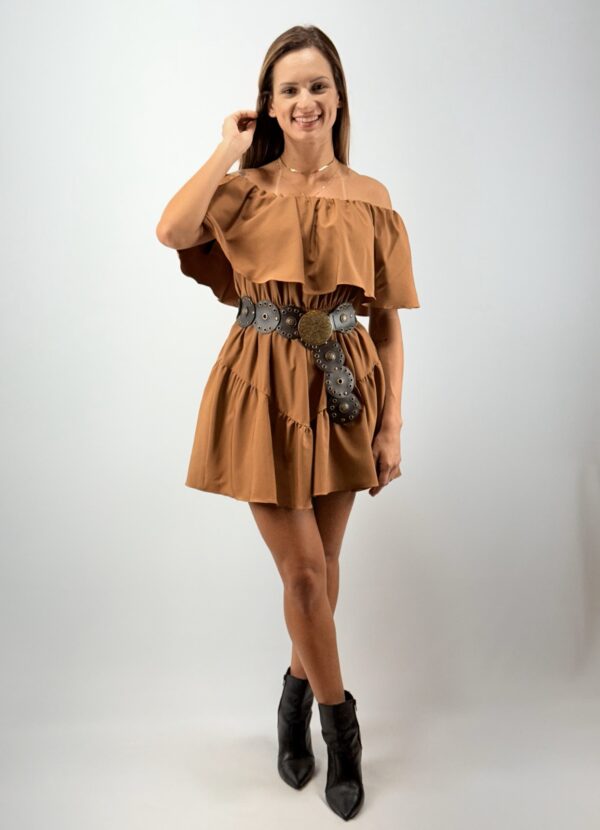 Macaquinho Feminino Crepe Chiffon