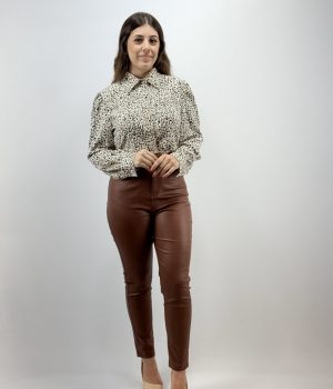 Cropped Camisa de Onça